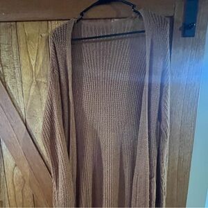 Knit Long Cardigan